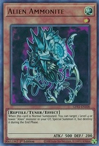 Yugioh alien ammonite ultra - yugioh, (ultra